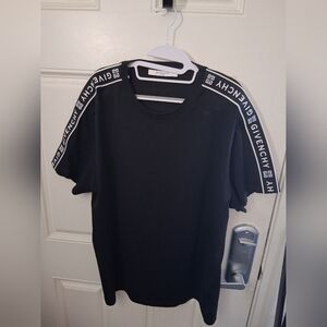 Givenchy Logo Tape Black Tee Shirt Worn Once XXL